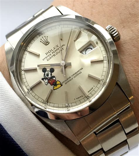 mikey the mouse rolex|Rolex datejust Mickey Mouse.